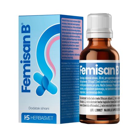 Femisan B® biljne kapi, 30ml