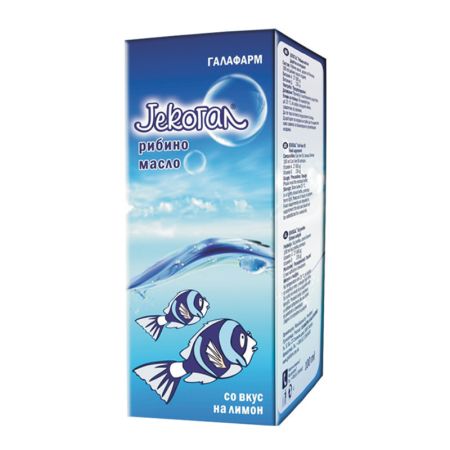 GALA Jekogal Riblje ulje ukus limuna 100mL