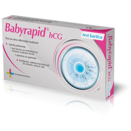 Babyrapid hCG kartica