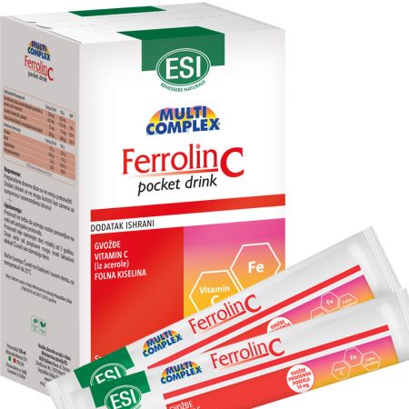 ESI Ferrolin C pocket drink 24 kesice ex 1 kom