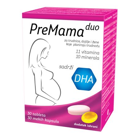 PreMama Duo 30 tableta i 30 mekih kapsula