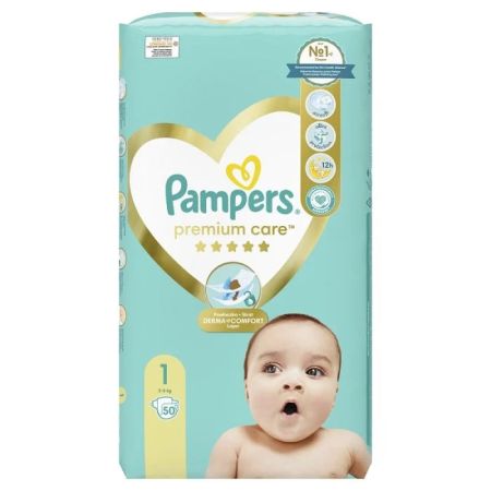 Pampers pelene premium VP 1 newborn 2-5kg 50 komada
