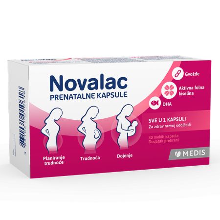 Novalac prenatalne kapsule 30 kapsula