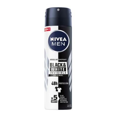 NIVEA MEN Antiperspirant u spreju Black&amp;White Invisible Original 150ml