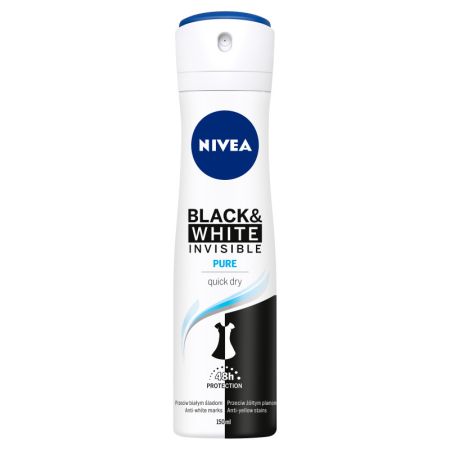 NIVEA Antiperspirant u spreju Black&amp;White Invisible Pure 150ml