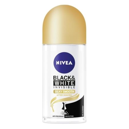 NIVEA Antiperspirant Roll-on Black&amp;White Invisible Silky Smooth 50ml