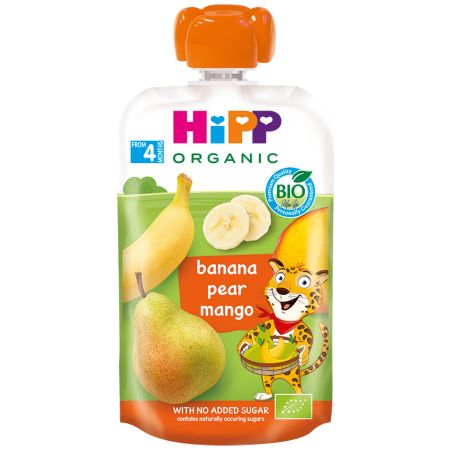 HIPP Bio voćna zabava banana, kruška i mango 100g