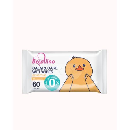 BECOLLINO WET WIPES CALM&amp;CARE SENSITIVE 60/1