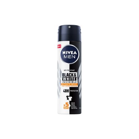 NIVEA MEN Antiperspirant u spreju Black&amp;White Invisible Ultimate Impact 150ml