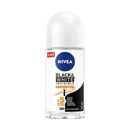 NIVEA MEN Antiperspirant Roll-on Black&amp;White Ultimate Impact 50ml