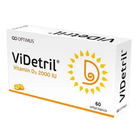 VIDETRIL VIT D3 2000IJ 60 kapsula