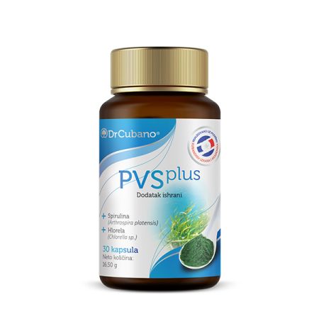 PVS plus-spirulina,hlorela 30 kapsula