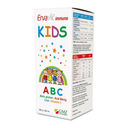 ERVAVIT IMMUNO KIDS ABC 250ML