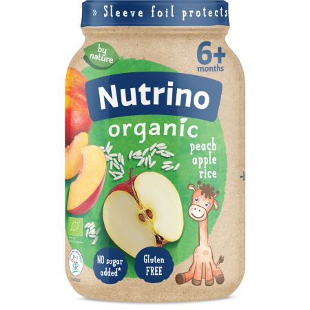 Nutrino ORGANIC - breskva i jabuka sa pirincem