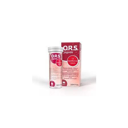 O.R.S. jagoda, eff tbl za rehidr. 12x3g