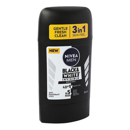 NIVEA DEO STICK MEN B&amp;W INVISIBLE ORIGINAL 50ML