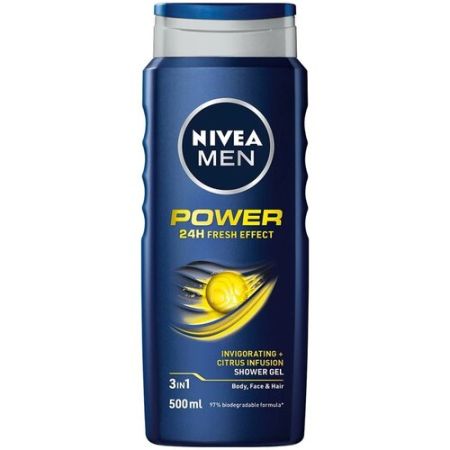 NIVEA TUŠ GEL MEN POWER FRESH 500ML