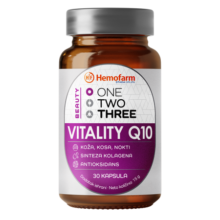 ONE TWO THREE VITALITY Q10 30 kapsula