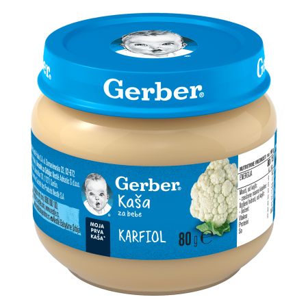 GERBER kašica karfiol 80g