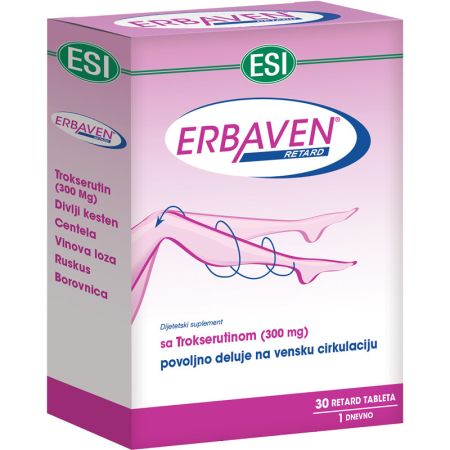 ESI Erbaven Retard Troxerutin 30 tableta
