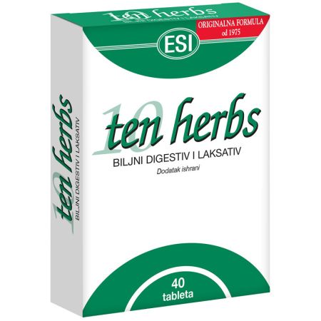ESI Ten Herbs 40 tableta