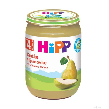 HIPP Bio kruška viljamovka 190g