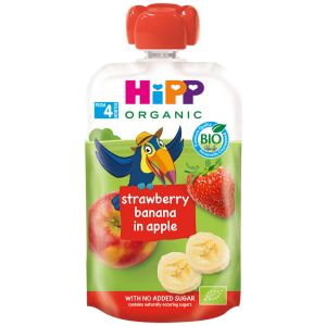 HIPP Bio voćna zabava jagoda, banana i jabuka 100g