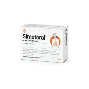 Simetoral 20 tableta za žvakanje