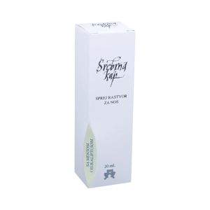 Srebrna kap - Menta, Eukaliptus, sprej za nos, 20ml