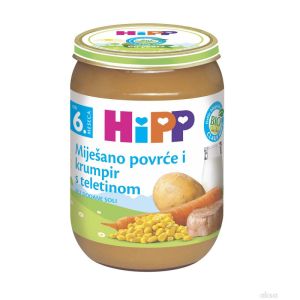 HIPP Bio Obrok mešano povrće i krompir sa teletinom 190g